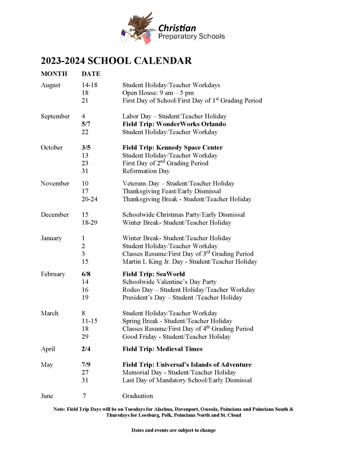 Dc Prep Calendar 24-25 